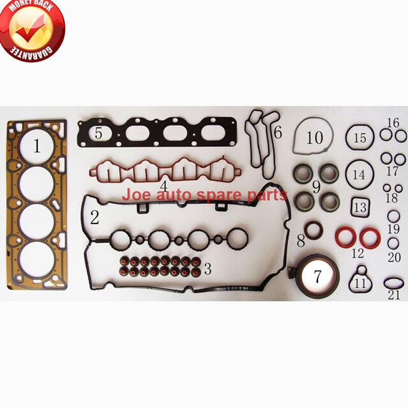 2ho f18 d 4 lwe luw motor pakningssæt til chevrolet cruze orlando tracker 1.8l 1606537 93186911 55568528