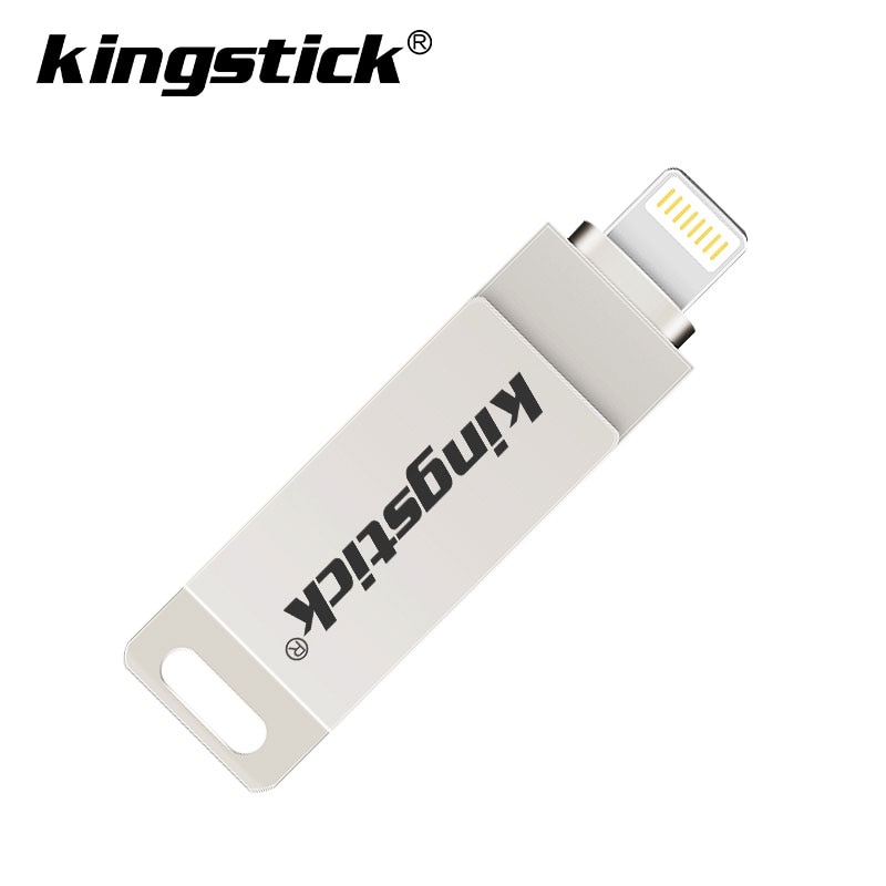 Usb Flash Drive For iPhone 6/6s/6Plus/7/7Plus/8/X Usb/Otg/Lightning 2 in 1 Pen Drive For iOS External Storage Devices