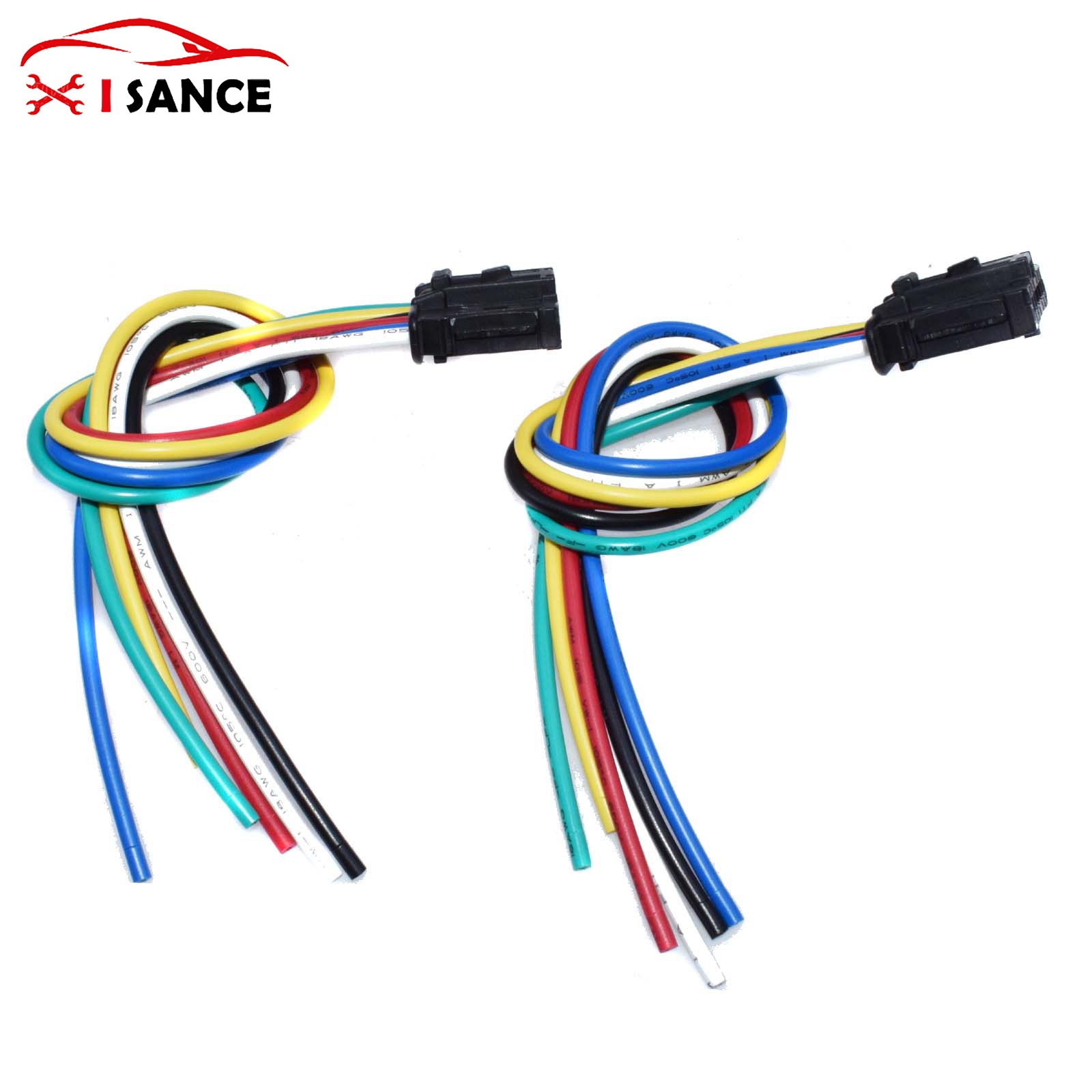 ISANCE Rear Tail Light harness connector 1606248780 FOR Peugeot 206 207 307 308