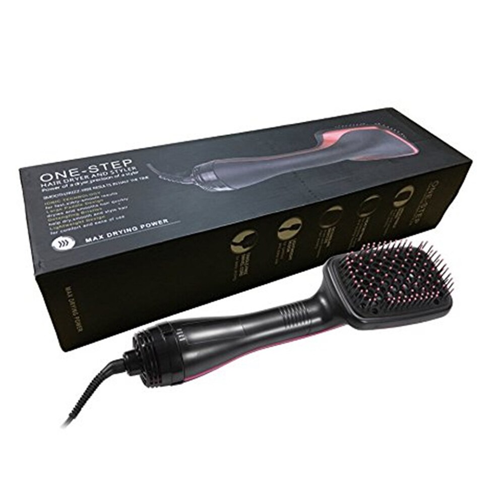 2 in 1 One Step Hair Dryer brush volumizer straightener and curler Air Curling iron Rotating Rollers Comb: with box / EU