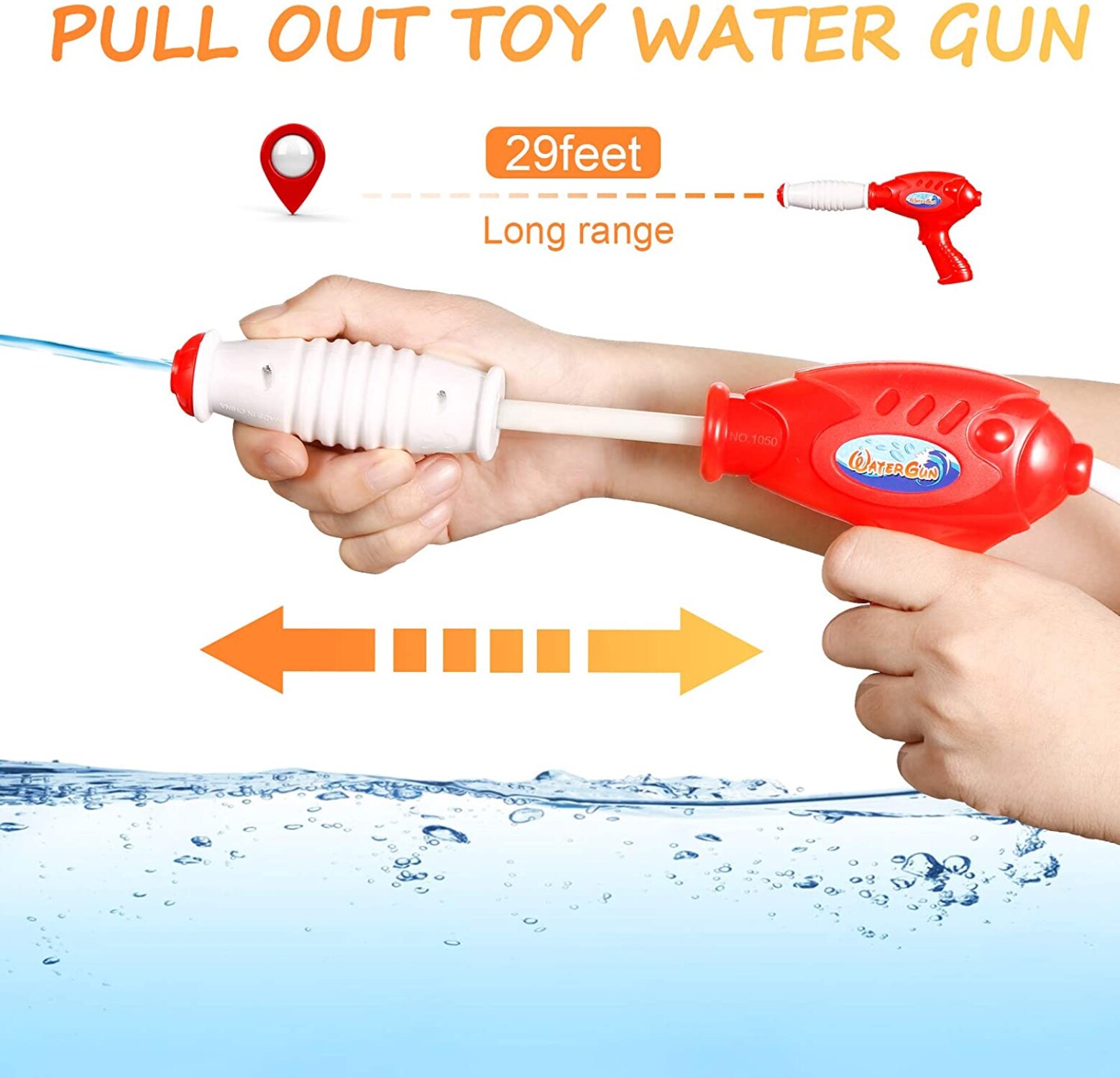 Waterpistool Rugzak, Water Blaster Voor Kids Water Shooter Met Waterpistool Speelgoed Voor Kinderen, zomer Outdoor Speelgoed Voor Zwembad Strand Water