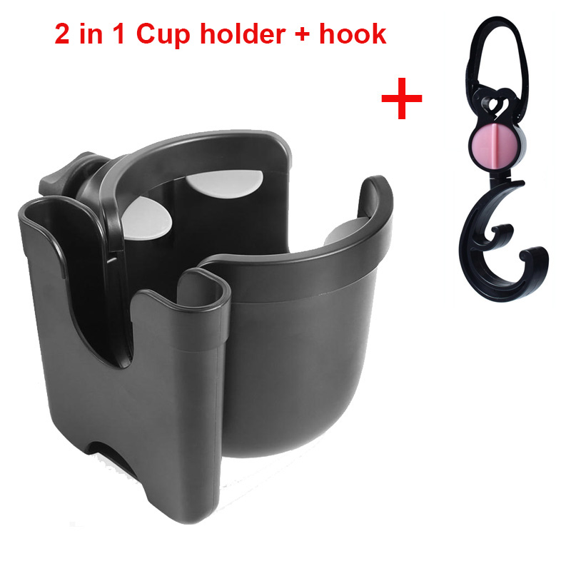 Baby Stroller Accessories coffee Cup Holder universal tricycle pram Water Bottle mobile phone and drink holder wheelchair cart: MULTI