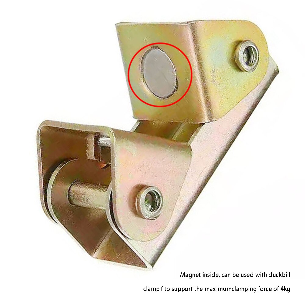 2pcs V-shaped Magnetic Welding Fixture Woodworking Adjustable Welding Clamps Suspender Fixture Adjustable Magnetic Holder