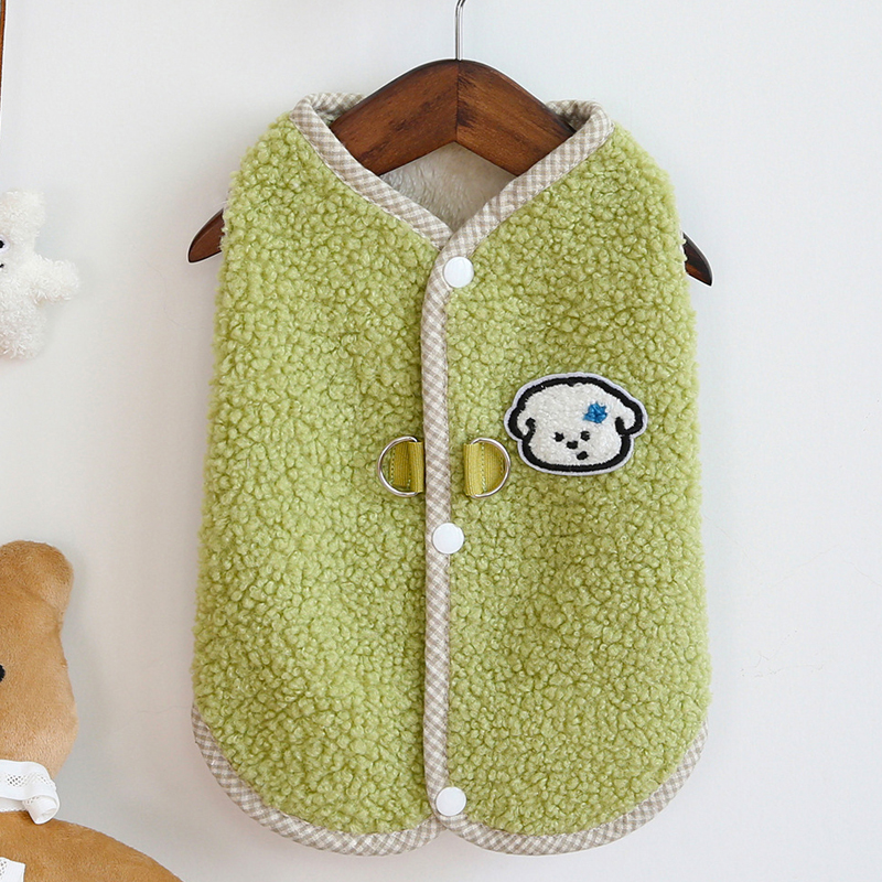 Ropa de lana para perros, cárdigan de invierno, disfraz para perro, chaleco, chaqueta para perros pequeños, perro salchicha, Chihuahua, cachorro, abrigos sin mangas, chaquetas