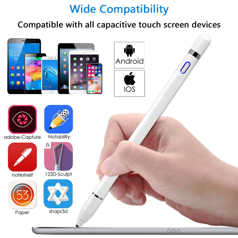 Til apple pencil 2 stylus pen touch pen til tablet ios android stylus pen til ipad pro 5th 6th 7th mini 4 5 air 1 2 3