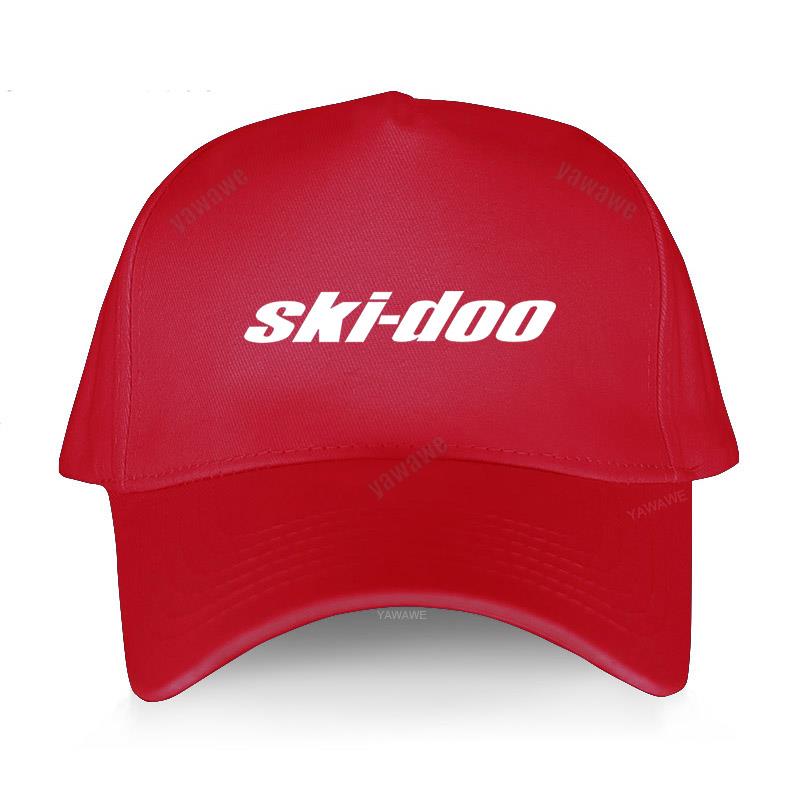 Baseball Kappe Hut Sport Bonnet Hysterese Hip Hop SKI DOO Papa hut im freien sommer Baseball Caps: red