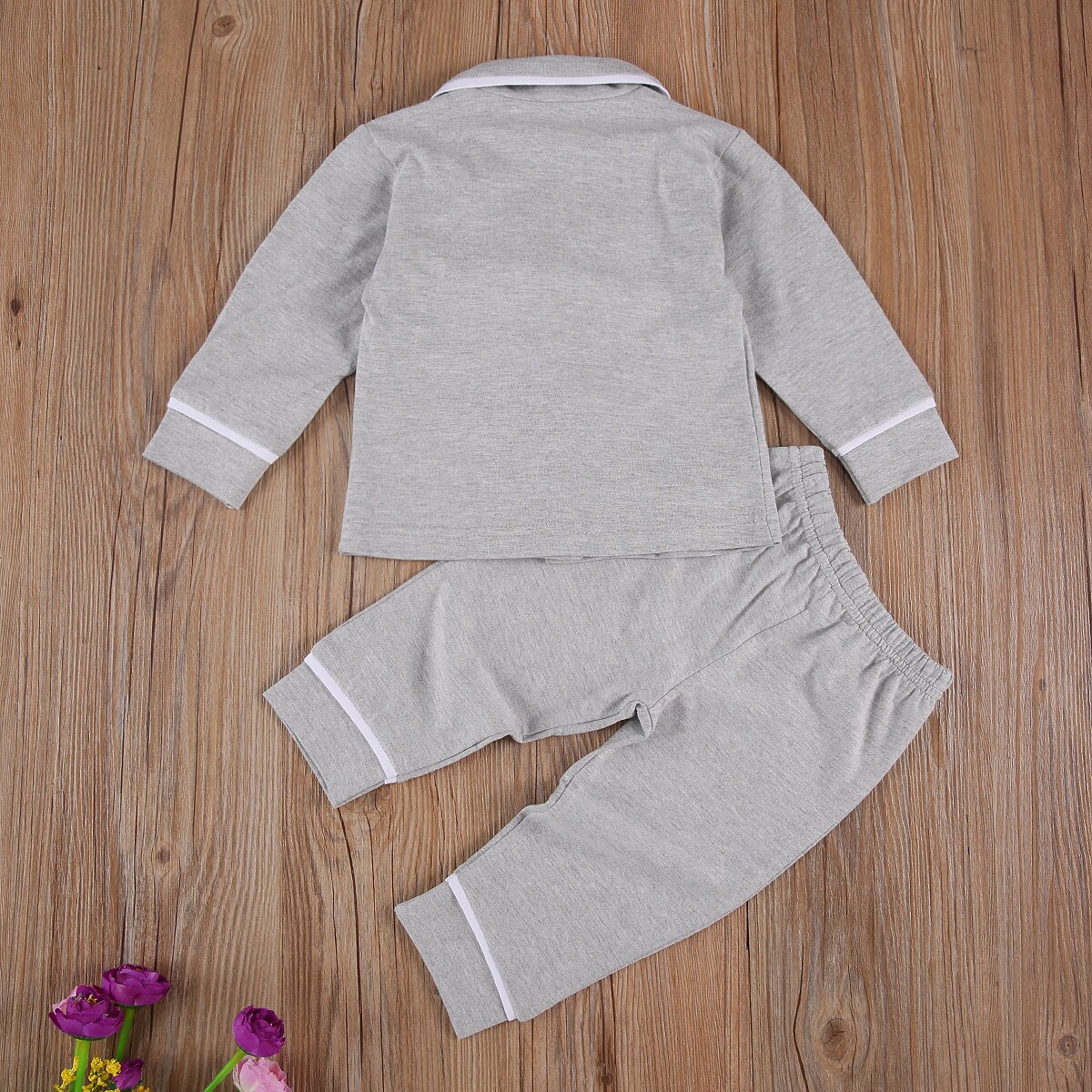 6M-5Y Pasgeboren Baby Meisjes 2 Stuk Pyjama Sets Peuter Baby Herfst Winter Nachtkleding Lange Mouw T-shirt Lange Broek Homewear