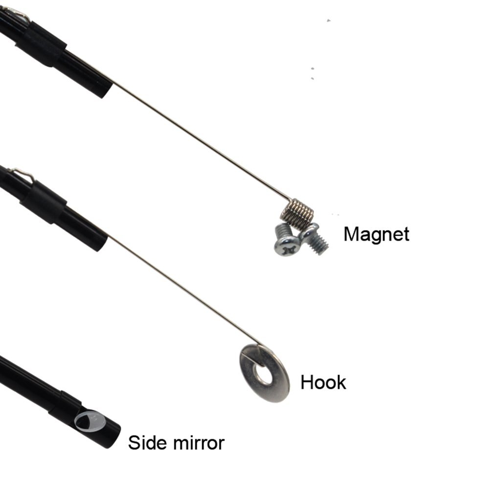 For Android WIFI Endoscope Waterproof Borescope Inspection Camera 8 LED a long effective focal length