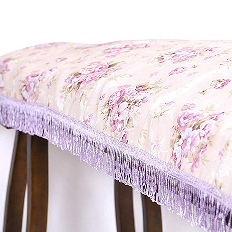 Ruban adhésif classique cithare chinoise Instrument de musique housse de protection anti-poussière décor gland cithare couverture violet