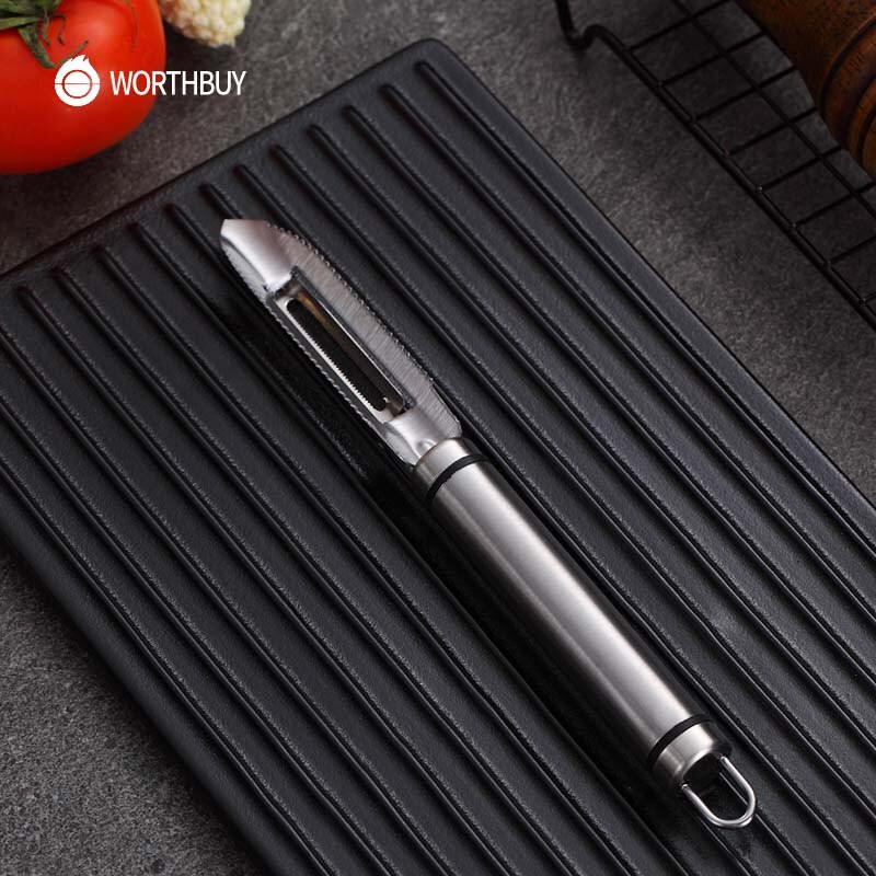 WORTHBUY Multifunctional Fruit Vegetable Peeler Stainless Steel Fish Scale Remover Kitchen Vegetable Tools Carrot Potato Peeler