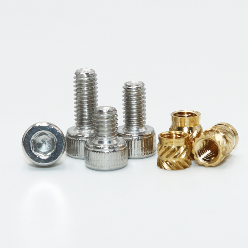 Messing Inzetmoer Met Soldeerbout Tip Set 3d Printer Melt Gekartelde Warmtedraad Insluiting Koperen Moeren 304 Roestvrijstalen Schroef