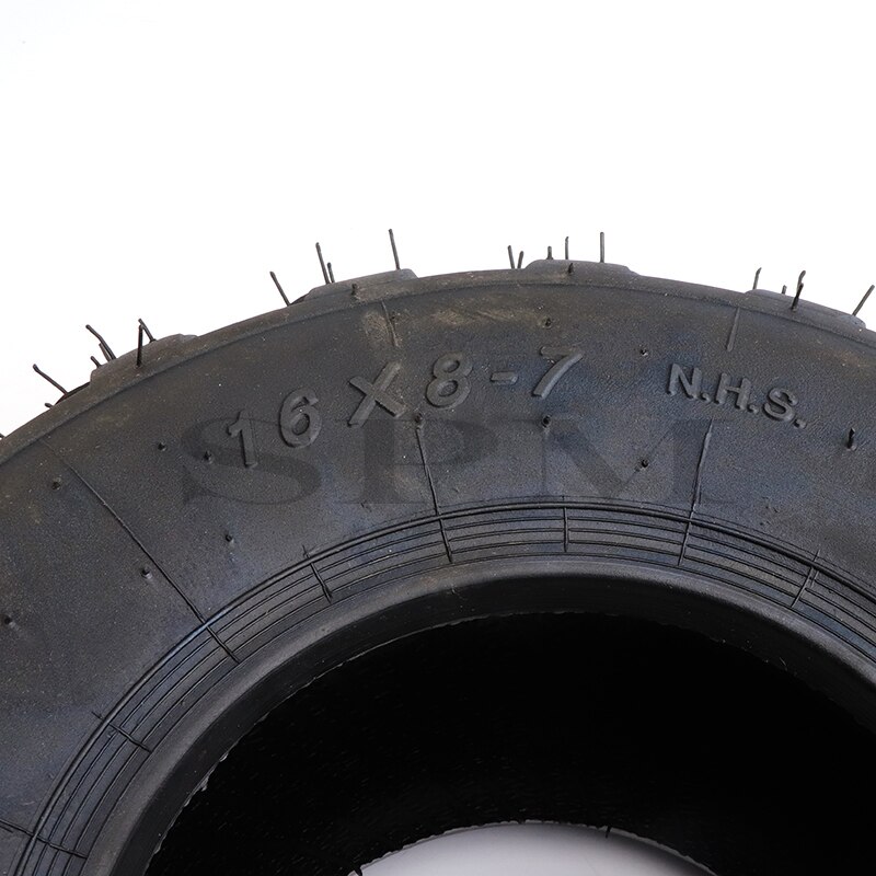 16X8-7 Kart Auto Parts 7-inch ATV Vacuum Tyre 16X8.00-7 16*8-7 Agricultural Vehicle Lawn Mower Wear-resistant Tubeless Tire