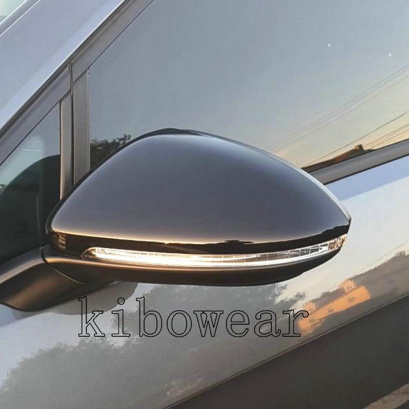 Pair Side Wing Mirror Cover Caps for VW Jetta GLI