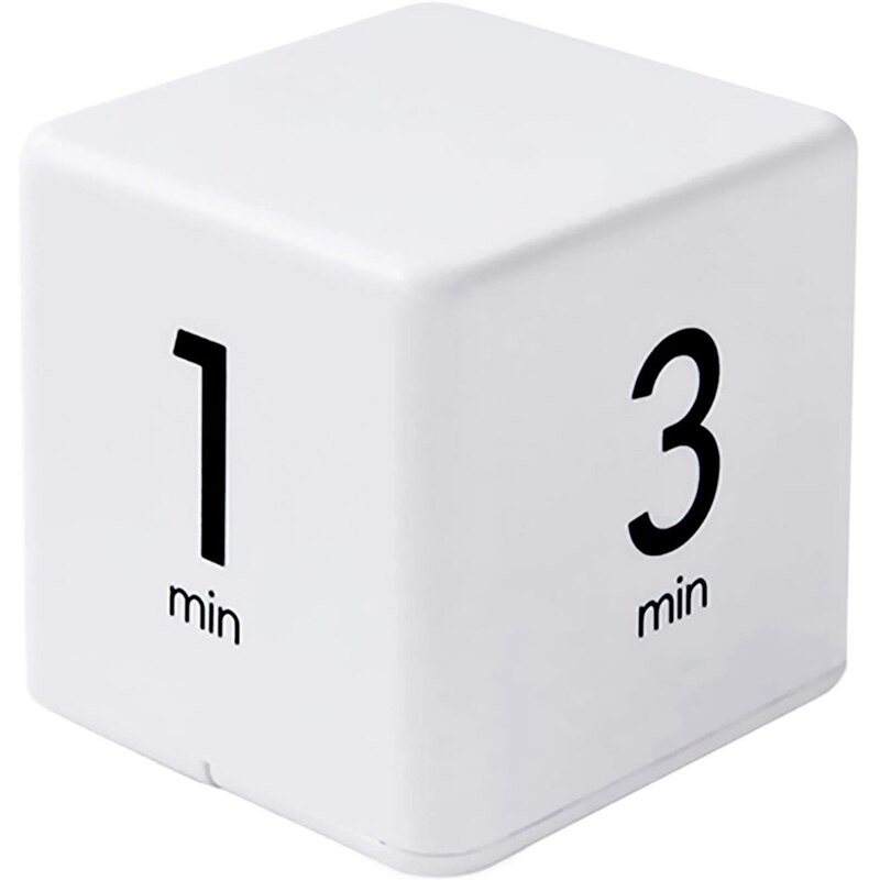 Square Timer,Kitchen Timer,1-3-5-10 Minutes,Sensor Flip Timer for Exercise Time Management & Countdown Settings: Default Title