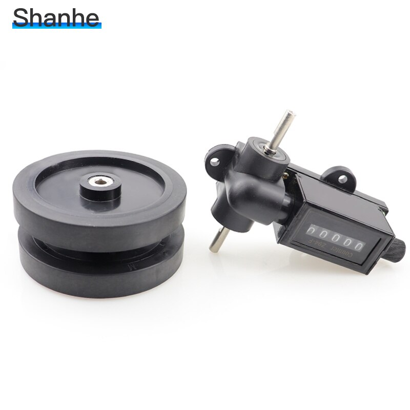 Z94-F Mechanical Wheel Meter Counter 5 Digits Spinning Cable Plastic Film Leather Length Measurement Counter