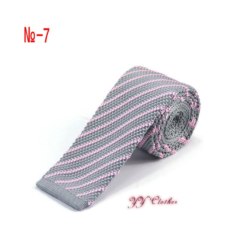 Handmade Men Knitting Ties Casual Men's Formal Wear Business Suit Ties For Wedding Party For Male Necktie: 7