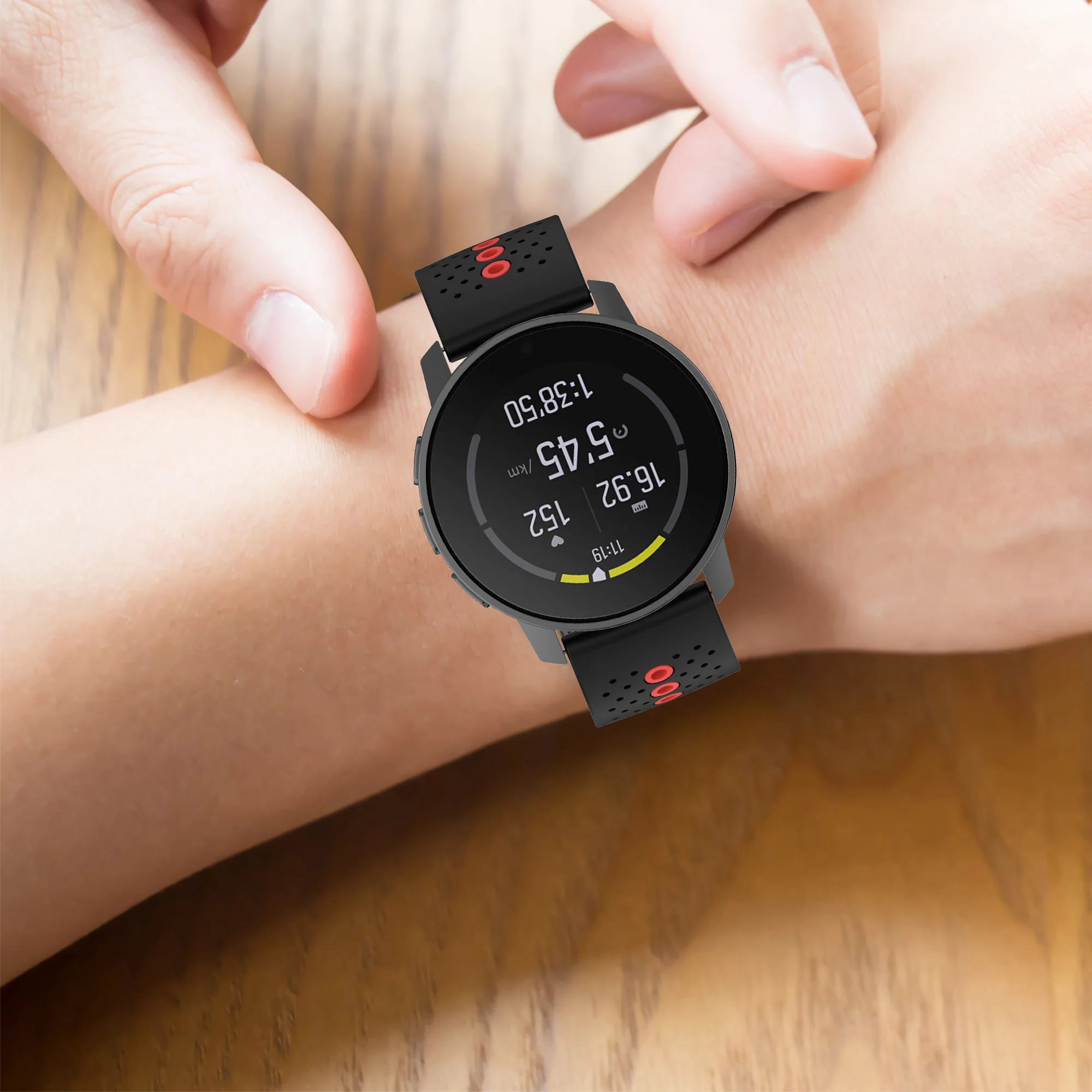 Sportsilikonarmband för suunto 9 peak klockarmband för suunto 3 / 5 peak byte av armband, klockarmband, tillbehör