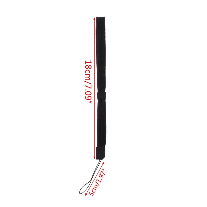 16cm black Strap Hand Wrist Lanyard for Cellphone Wii Camera Phone Mp3 Mp4