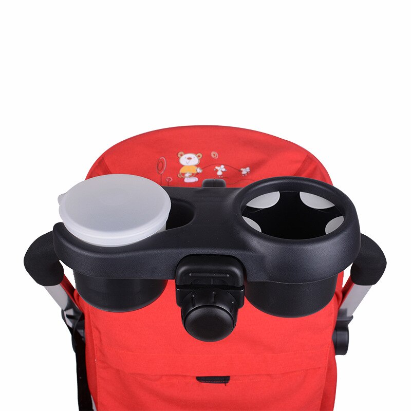 1Pc Kinderwagen Cup Fles Houder Auto Universele Drinken Bekerhouder Twee Kopjes Kinderwagen Accessoires