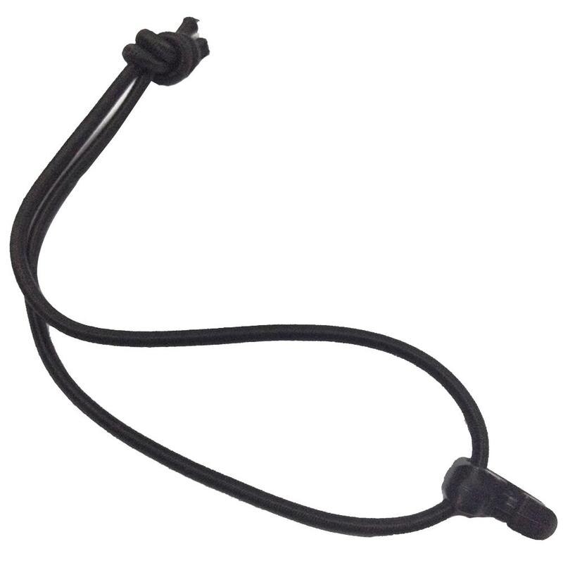 1 st svart utomhus utvändigt band plast krok sladd elastisk bungee ryggsäck krok rep med verktyg rep delar spänne band  w2 d 6