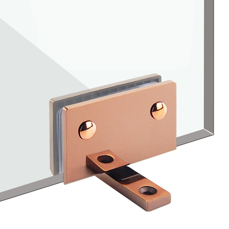 Puerta de vidrio para baño, acero inoxidable 304, montaje en pared, bisagra de Color para ducha, puertas de 360 grados, eje giratorio, cuarto de Ducha