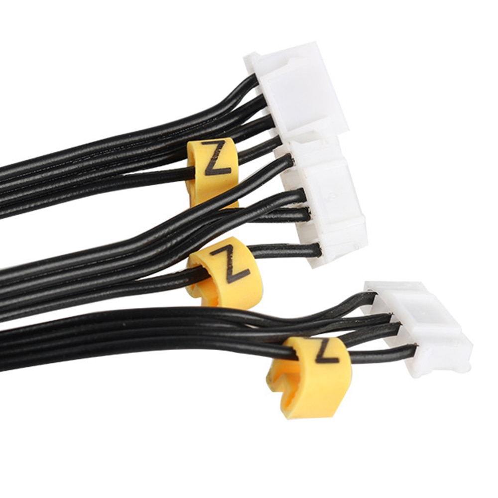 Acessórios para impressora 3d, acessórios para CR-10 CR-10S/Ender-3 cabo do motor de passo duplo eixo z 1.5m