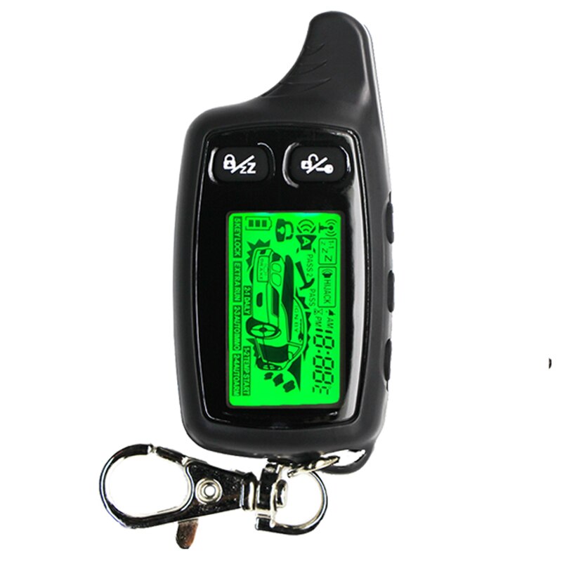 Tw 9020 Lcd Afstandsbediening Sleutelhanger Fob Voor Tomahawk TW7010 TW9020 Twee Weg Auto Alarm Systeem Tomahawk TW-7010 Sleutelhanger