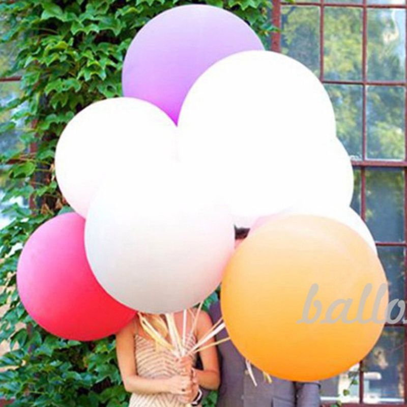 10pcs 36 Inch Giant Balloon Round Inflable Latex Jumbo Thick Balloons Wedding B36E