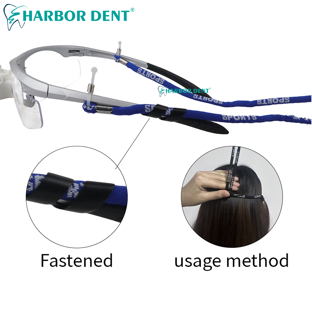 Dental Binocular Magnifier Ultra-lightweight Optical Loupes 320-420mm Magnifying Glass For Dentist Surgery 2.5X 3.5X