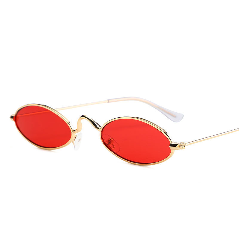 D&t ovale solbriller kvinder og mænd lille stel briller multicolor personlighed  uv400 solbriller kvinde: C5