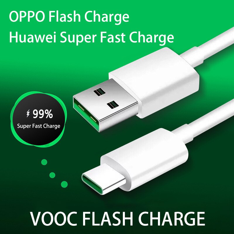 Câble de chargeur USB Type C Original pour OPPO Reno K5 K3 Find X A11 r13 VOOC Flash, Type C