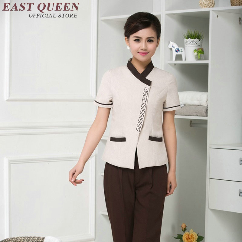 housekeeping uniforms women hotel uniform restaurant waitress uniforms NN0010