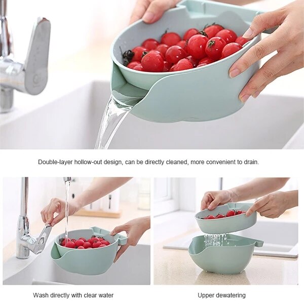 Bowl Dish Box Double Layer Dry Fruit Snacks Seeds Containers Phone Garbage Holder Plastic Storage Box Jewelry Organizer