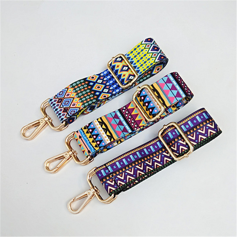 Hjkl Kleurrijke Vrouwen Schoudertas Riem Voor Crossbody Regenboog Tas Accessoires Handvat Handtas Strap Purse Bag Riem Bandolera