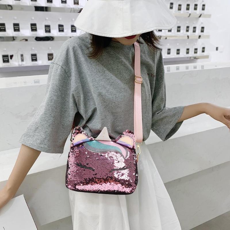 Leuke Pailletten Dier Vormige Schouder Messenger Handtassen Vrouwen Kleine Glitter Crossbody Tassen voor Dames Party Purse