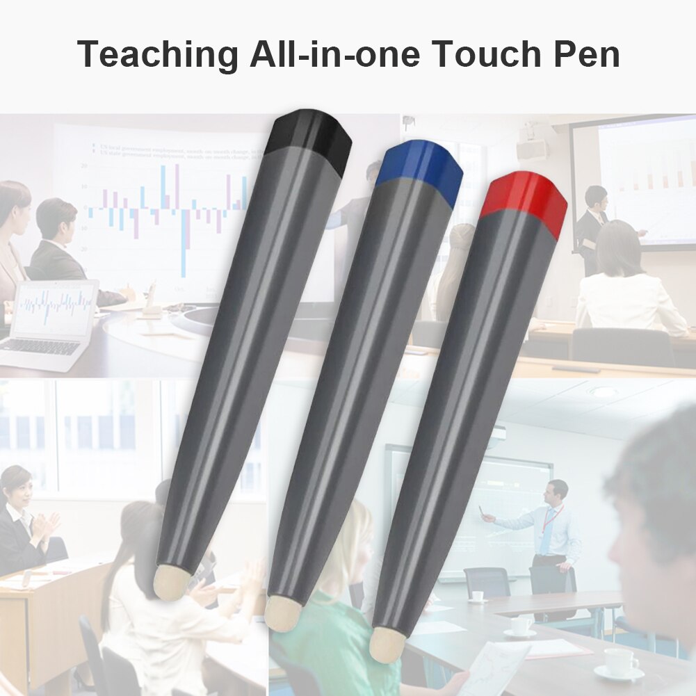 3pcs Pro Writing Pen Infrared Interactive Tablet Electronic Whiteboard Touch Stylus Pen for Large-screen TV Touch