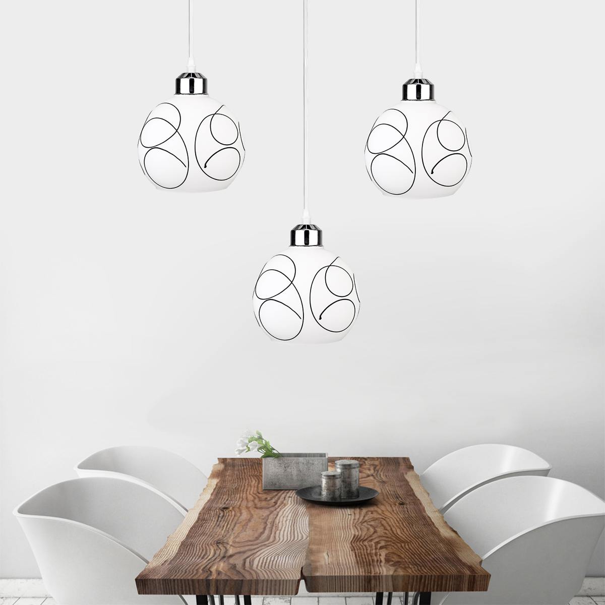 Lamp Covers Ceiling Lamp Decor Nordic Loft Industrial Pendant Light Retro Concise Glass Kitchen Hanging