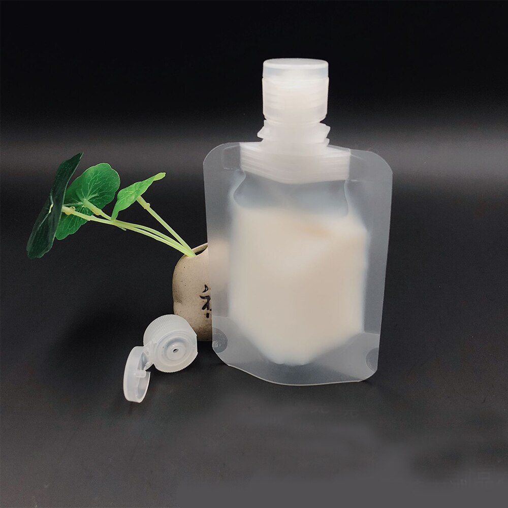 30/50/100ml schampo sminkvätska underflaska förpackning flaska bärbar reseflaska flytande tvål kosmetisk påse förpackningspåse