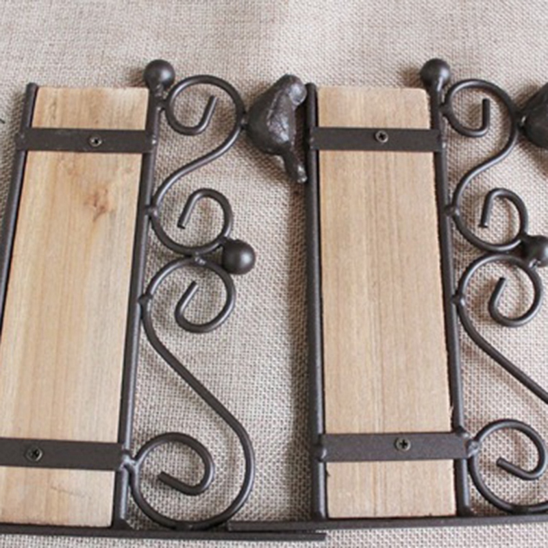 Retro Vintage Plaque Houten Vogel Welkom Deur Teken voor Bar Cafe Winkel Winkel Wandmontage Teken