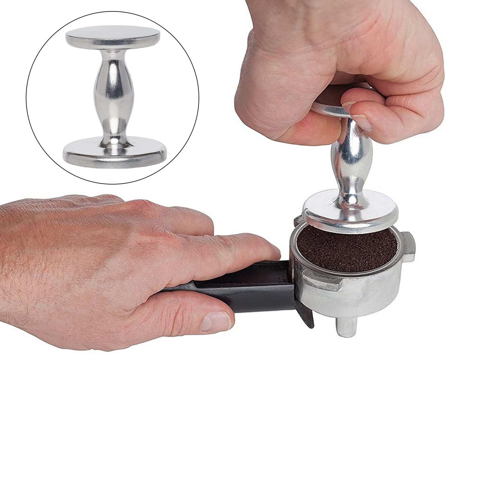 Dubbelzijdige espresso/koffie barista tamper 51mm / 58mm voor barista
