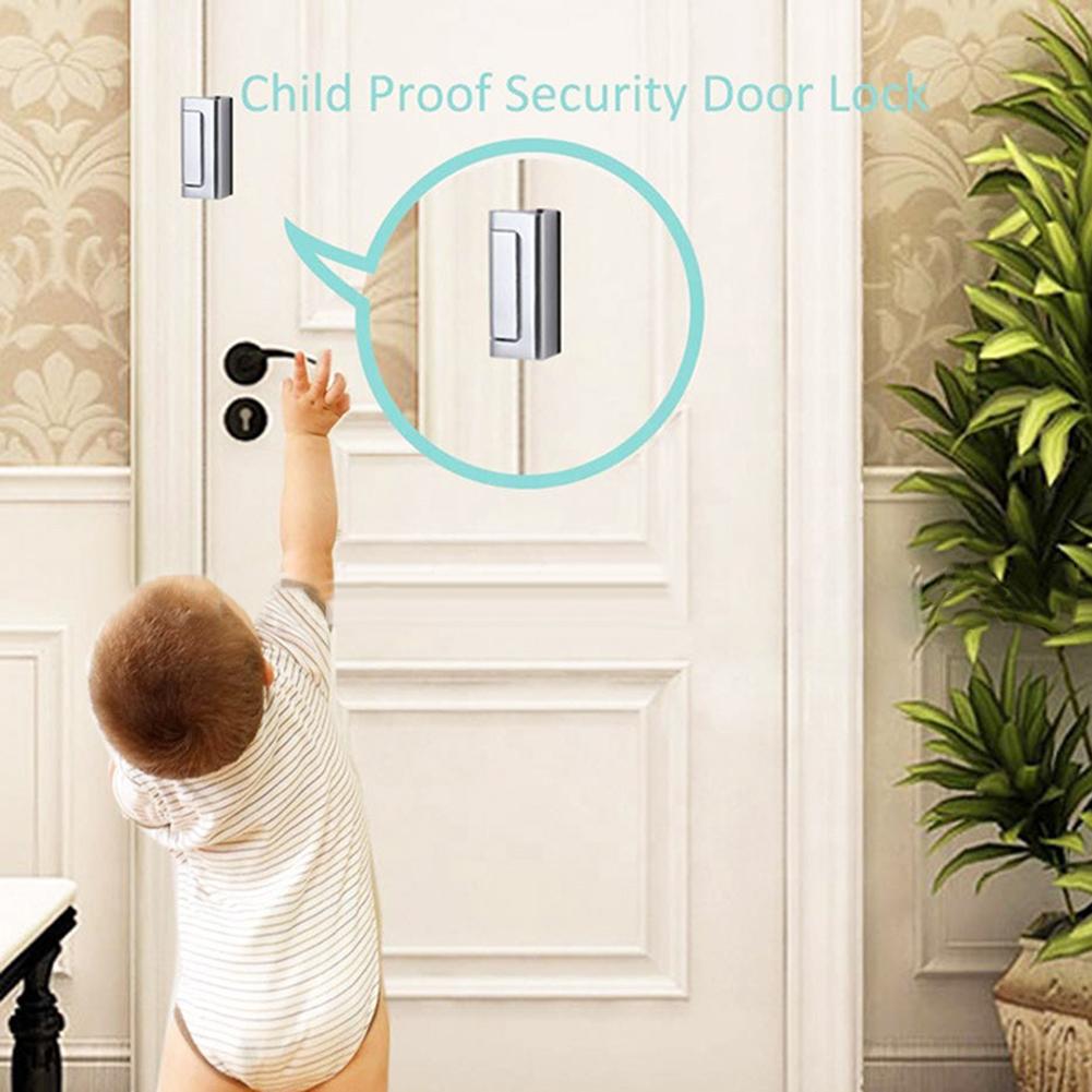Sales! Aluminium Alloy Home Door Reinforcement Lock Defendered Security Stopper Hardware
