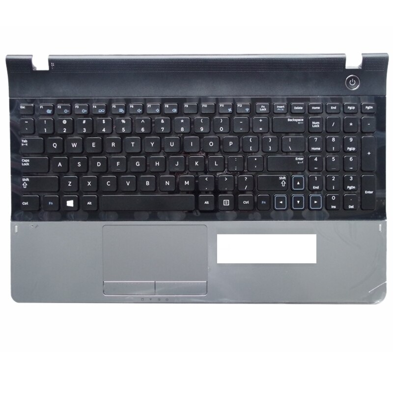 Ee.uu. para Samsung 300E5A NP300E5A 305E5A 300V5A 305V5A 300E5C reemplazar teclado del ordenador portátil con carcasa C negro inglés