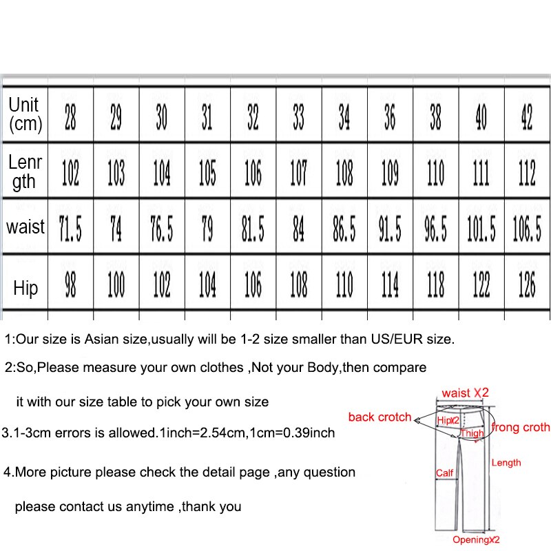 Jeans gescheurd stretch lange merk jeans trend heren broek rits plus size merk broeken voor mannen