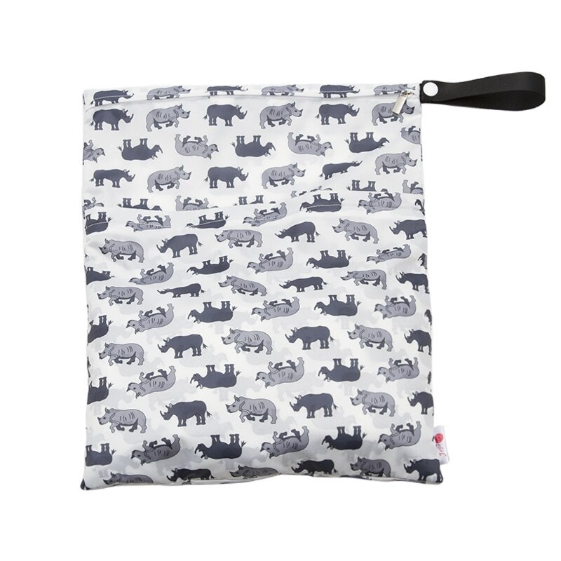 PUL – sac à couches réutilisable et étanche, pochette imprimée, sac sec et humide de voyage, 29x36cm: 6