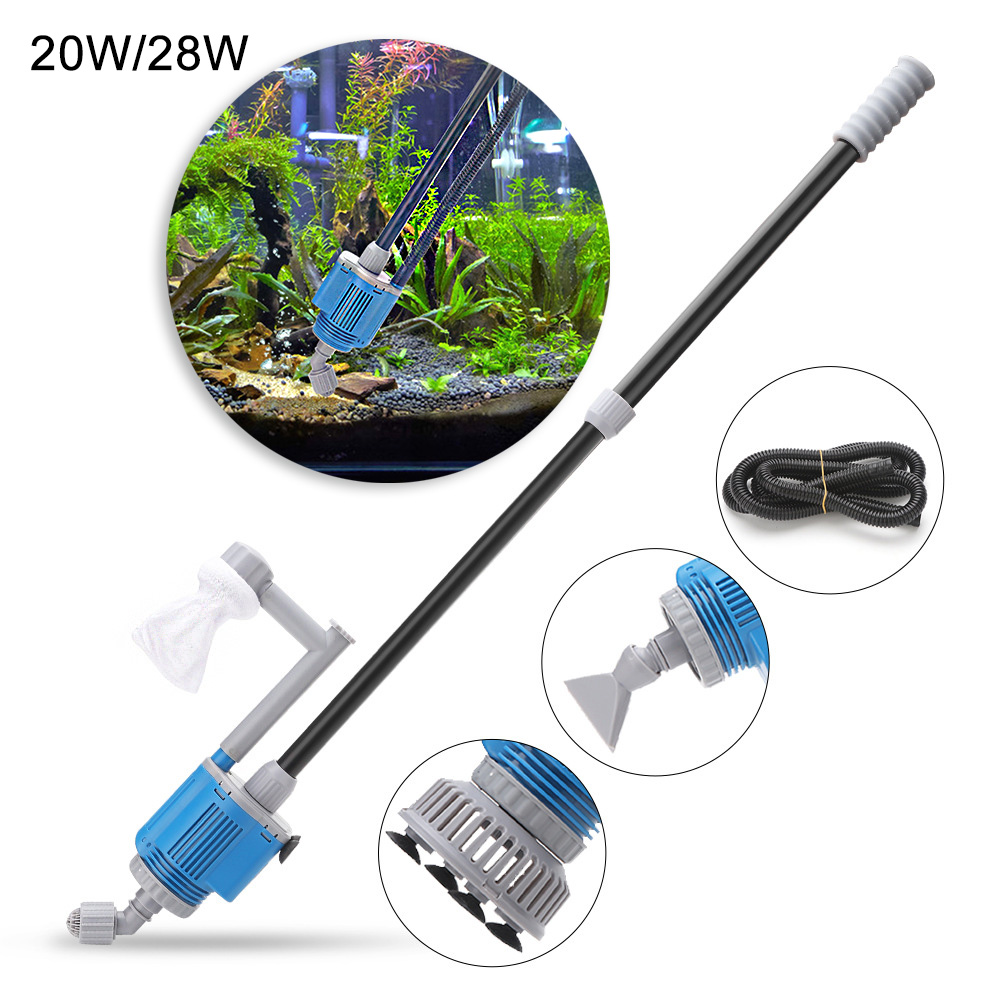 Aquarium Fish Tank Water Change Pump Cleaning Tools Electric Water Changer Gravel Cleaner Siphon Water Filter Pump