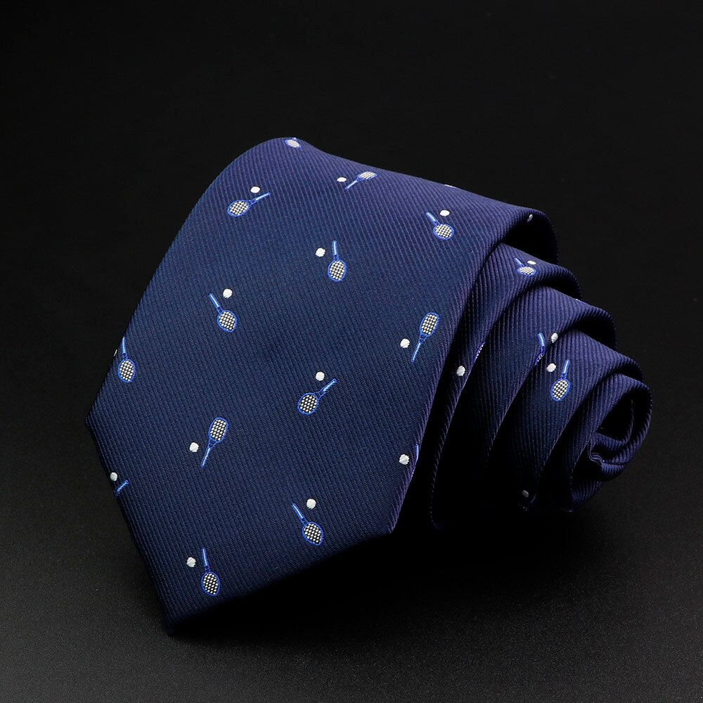 Mannen Stropdas Klassieke Schedel Dier Vruchten Bloemen Patroon 8Cm Jacquard Stropdas Accessoires Dagelijkse Slijtage Das Wedding Party