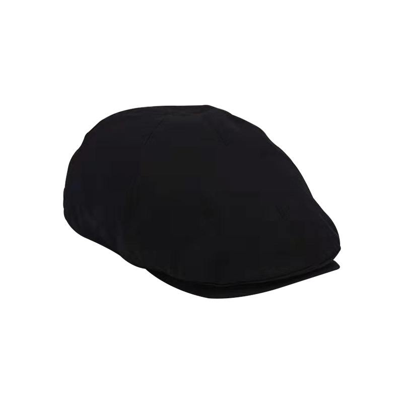 Gorro de boina de algodón liso para hombre, gorra ajustable, sombrero de vaquero, para Golf, conducción, verano, plano