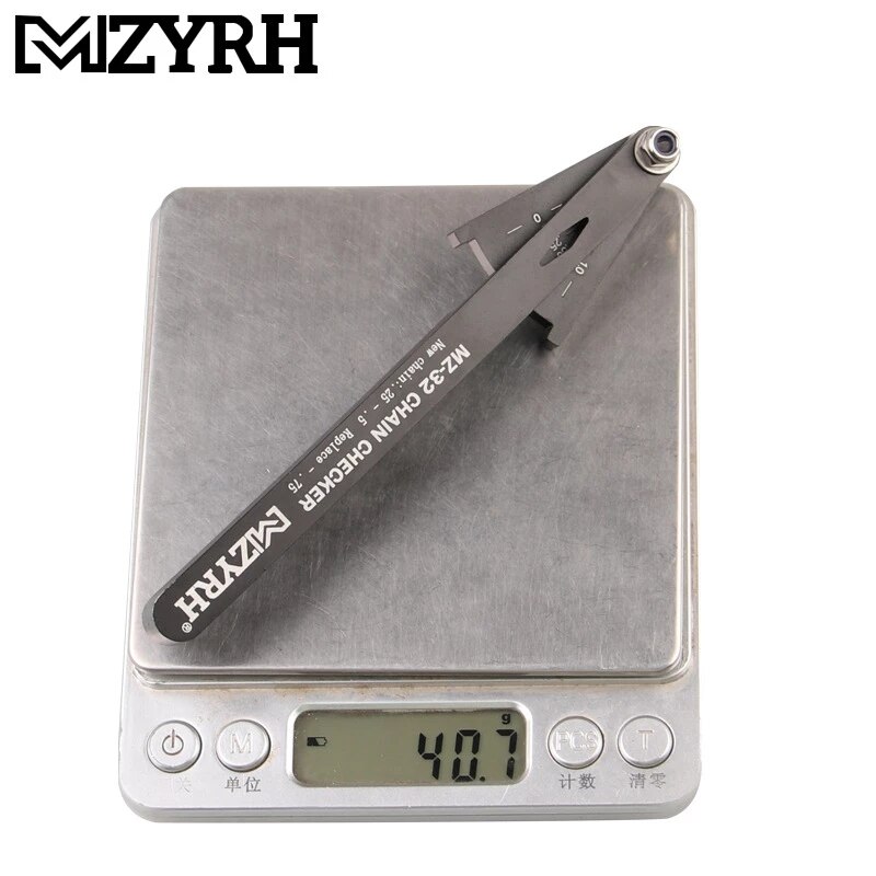 MZYRH MTB Bicycle Chain Wear Indicator Tool Chain Checker Kits Multi-Functional Chains Gauge Measurement For Mountain Road Bike