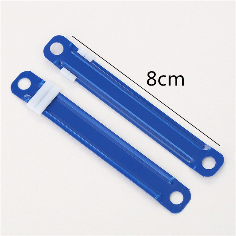 50 sets of plastic color plastic binding clip two-hole binding strip binding button office and learning binding supplies