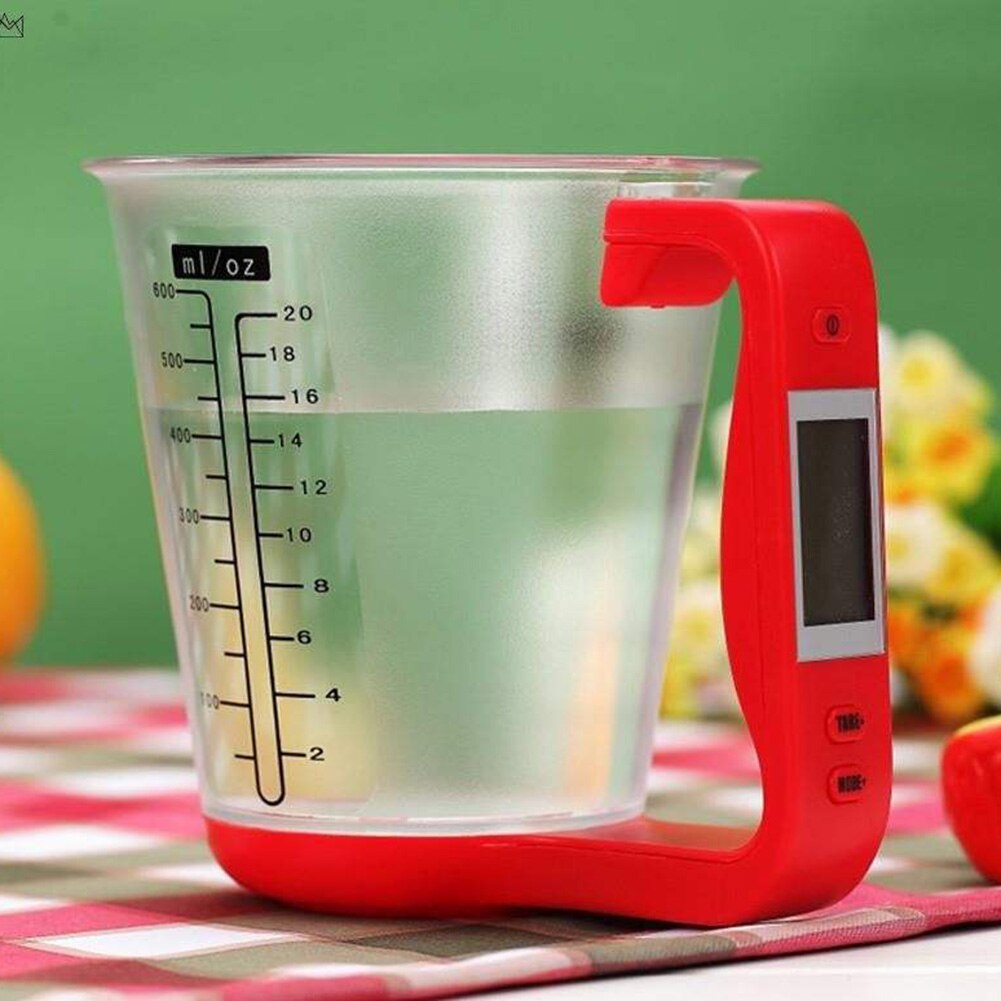 Kitchen Measuring Cup Scale LCD Digital Display for Baking Tea Weighting Coffee QP2